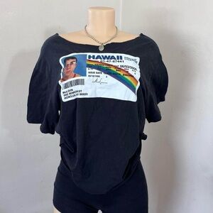 Ripple Junction Black Superbad Graphic Tee